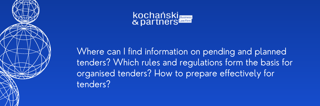 "Tenders for Ukraine - current state, participation rules and perspectives" Webinar with Kochański & Partners