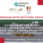 Webinar with Advicero Nexia: Overview of the most important excise tax changes from 2023 - A revolution for RES and local governments