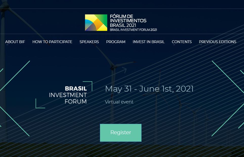 Brasil Investment Forum 2021, 31 May - 1 June 2021