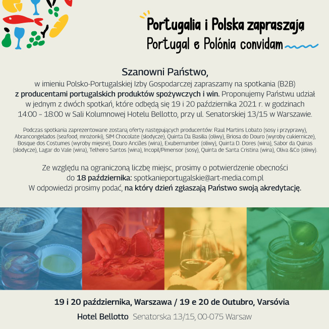 "Portugal e Polónia Convidam", 19-20th of October, at Bellotto Hotel
