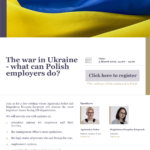 “The war in Ukraine – what can Polish employers do?” Sołtysiński Kawecki & Szlęzak webinar