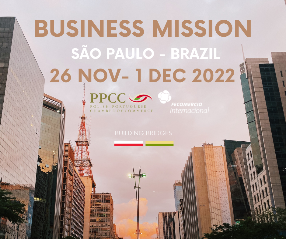 Misja Biznesowa do São Paulo, 26 listopada - 1 grudnia 2022